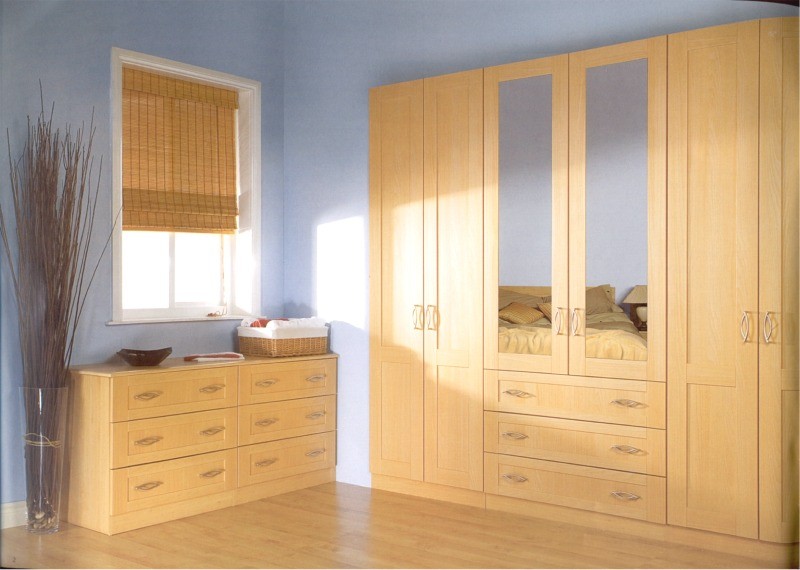 Arcadia Beech bedroom design - from Gee's Kitchens, Wardrobes & Flooring, Kildare.