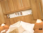 The Hebden Light Walnut bedroom design is available from Gee's Kitchens, Bedrooms & Flooring of Kildare.