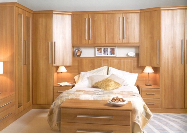 The Hebden Light Walnut bedroom design is available from Gee's Kitchens, Bedrooms & Flooring of Kildare.