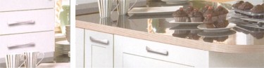 The Linea Ivory kitchen design is available from Gee's Kitchens, Bedrooms & Flooring of Kildare. The Linea Ivory kitchen design is available from Gee's Kitchens, Bedrooms & Flooring of Kildare.