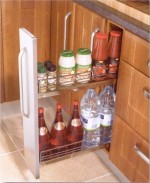 Kitchen 150mm base pull out - Kitchen Storage Solutions from Gee's Kitchens, Wardrobes & Flooring of Kildare.